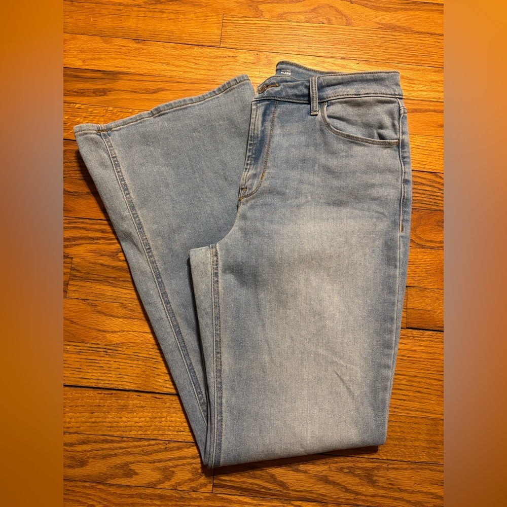 Old Navy Light Blue Flare Jeans - Picture 7 of 7